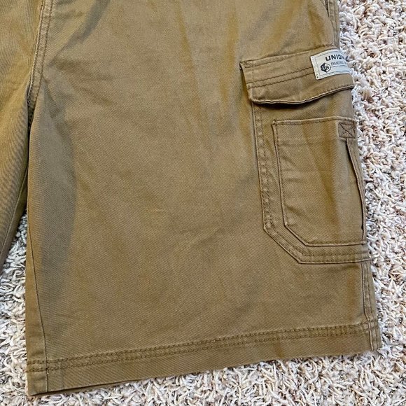 Unionbay Men's Flex Waist Stretch Cargo Shorts Chestnut, Size 42 (New) - Picture 6 of 14